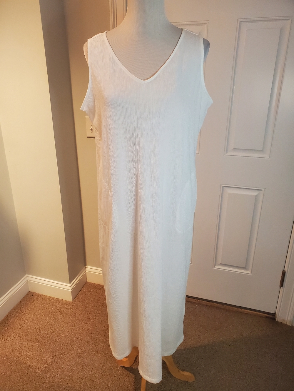 Belle by Kim Gravel Packabelle White Maxi Dress